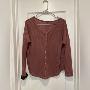 size medium dark pink shade sweater